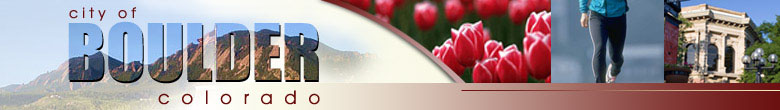 City of Boulder header graphic and image map